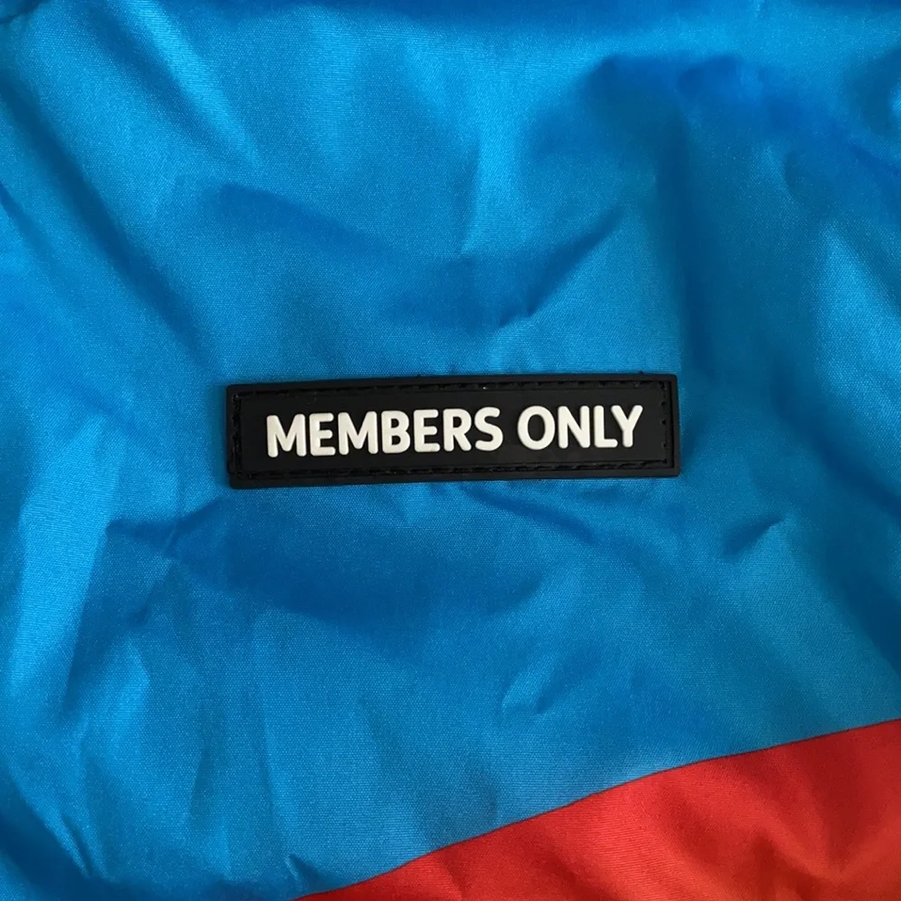 Members Only | Space Jam Tune Squad Team Graphic Windbreaker Hoodie Jacket 10/12 - Picture 5 of 16